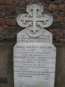 Grace Darling memorial. Image courtesy of Mags L Halliday through creative commons.