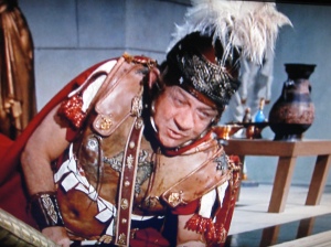 Sid James in Carry On Cleo. Image courtesy of RubyGoes.